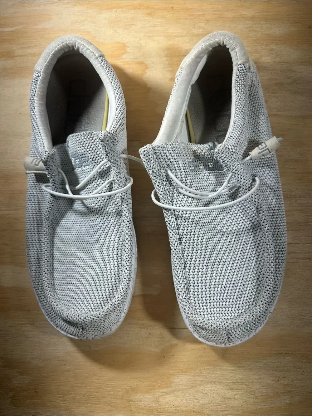 Hey Dude Wally Sox Gray Shoes Men’s Size 10